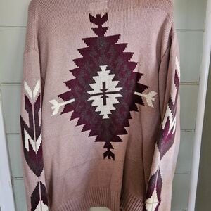 Aztec Patterned Sweater - Stetson Brand